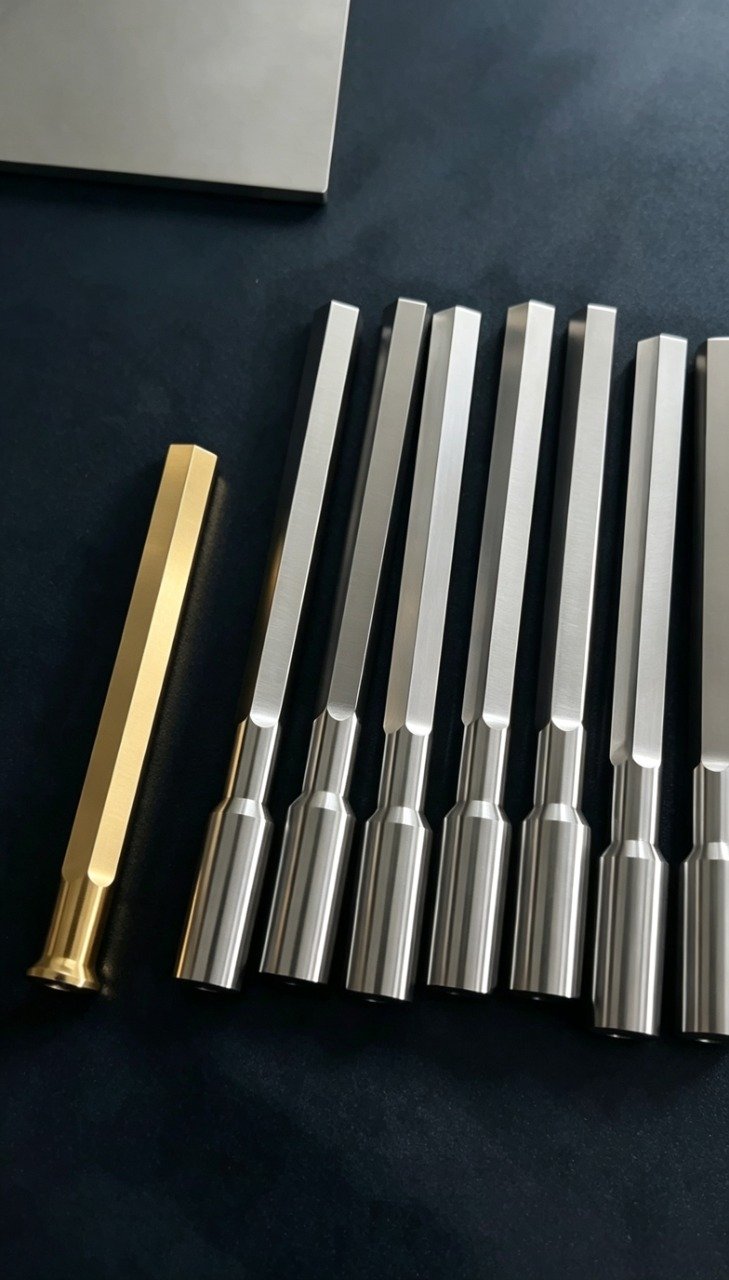 Dimensional inspection of a precision carbide bushing at Goray Carbide
