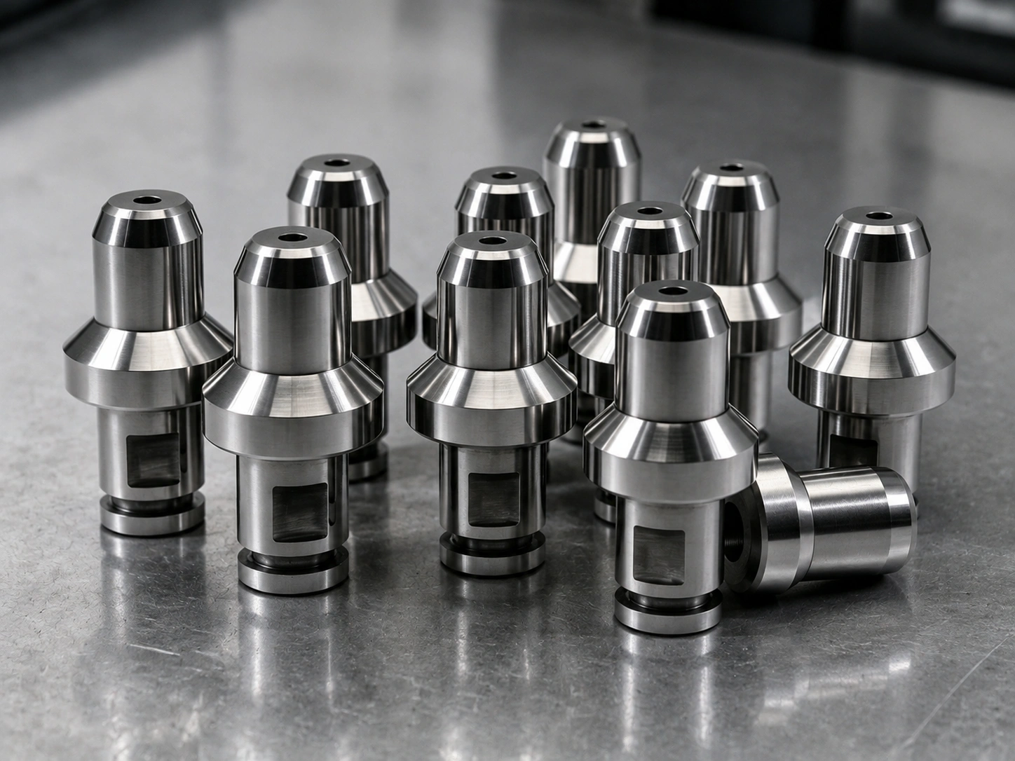 Tungsten carbide valve seats, stems, and flow control components for severe service
